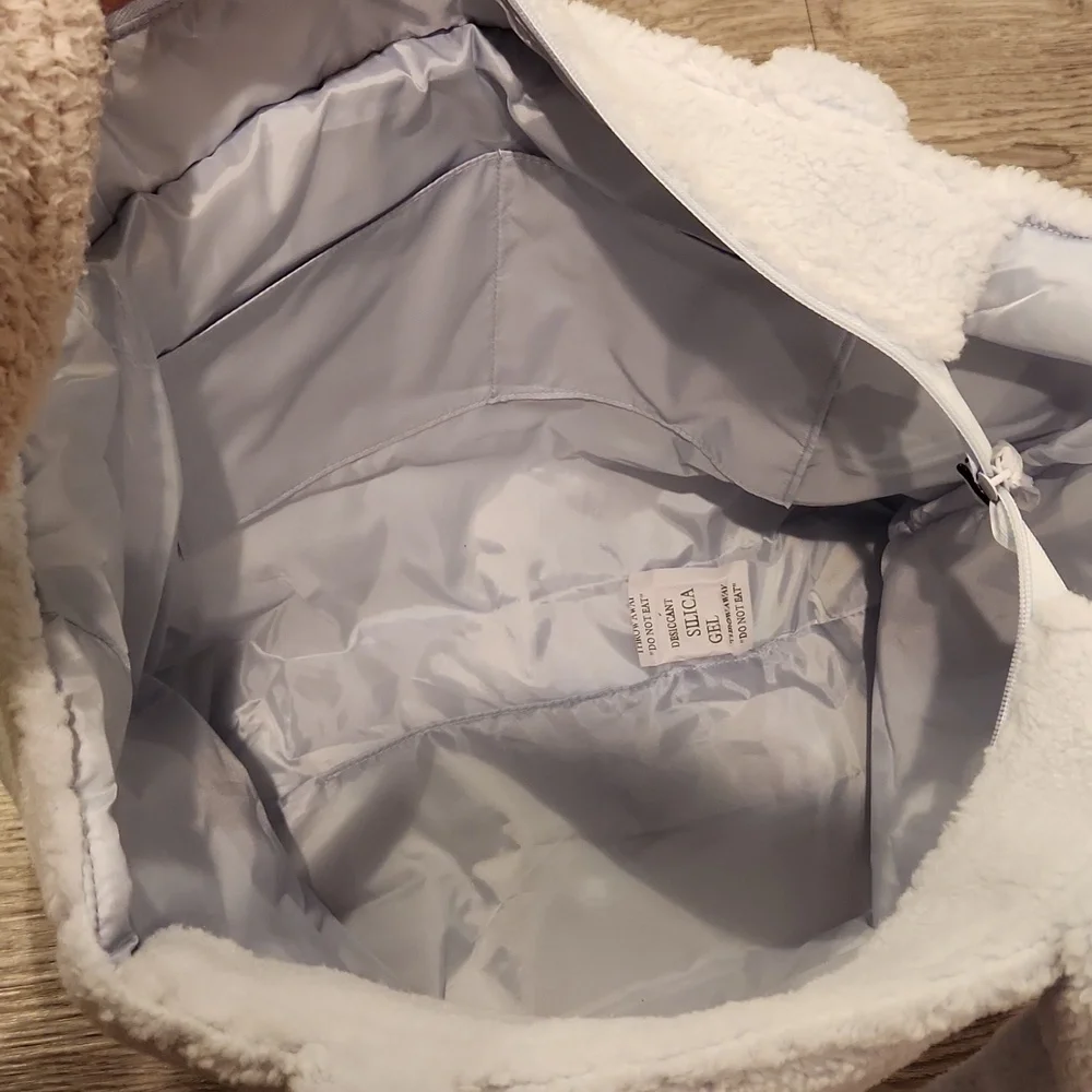 NWT PINK Victoria's Secret Sherpa Tote